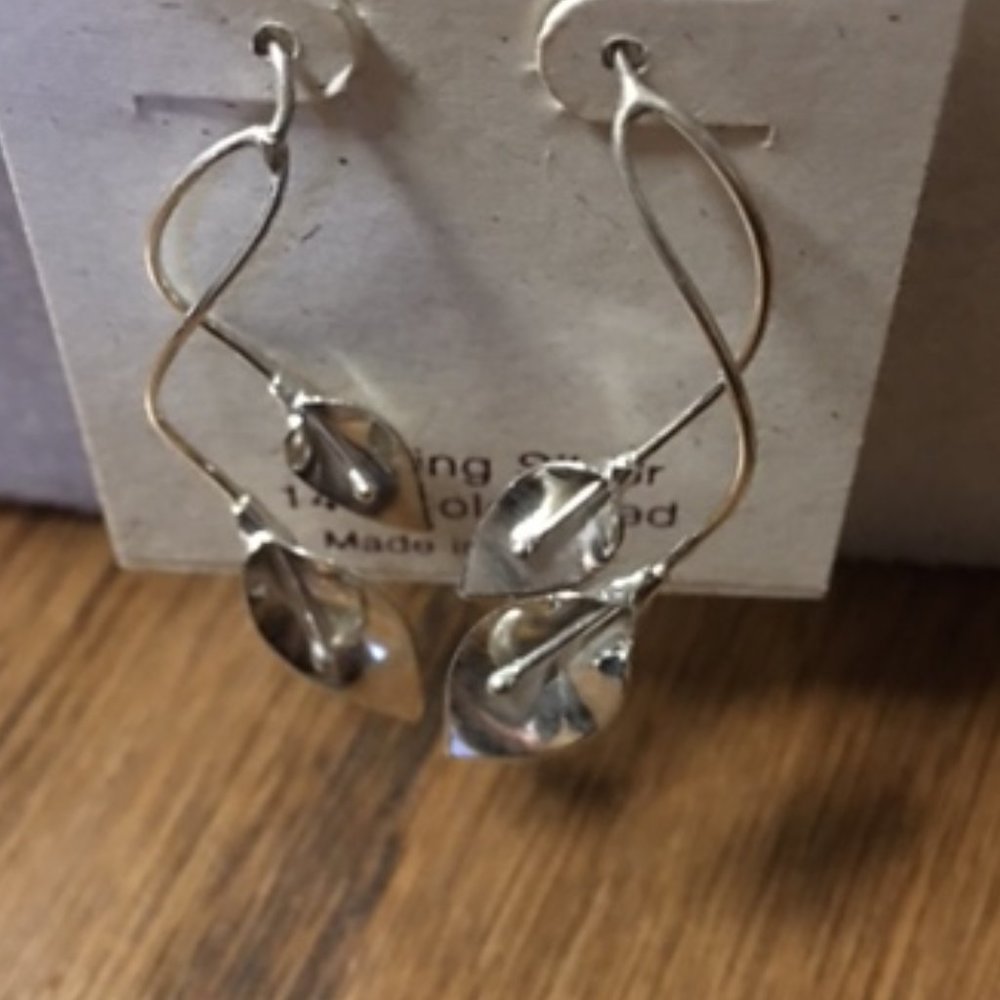 Mark Steel's Mother Daughter Lily Earrings SS NWT - Picture 6 of 6